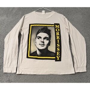 Morrissey MadeWorn Shirt 1991 US Tour Long Sleeve Vintage Style RARE